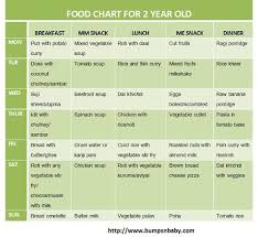 Free Printable Food Chart For 2 Year Old Bumps N Baby In
