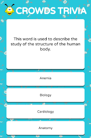 A large collection of biology trivia questions and answers. 40 Human Body Trivia Quiz Games Questions Answers Ideas In 2021 Trivia Quiz Trivia Questions Trivia