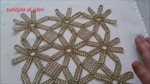Kesme Boncukla Cok Kolay Gosterisli Sehpa Salon Vitrin Takimi Yapimi Bead Crochet Crochet Make It Yourself