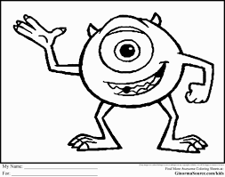 We are always adding new ones, so make sure to come back and check us out or make a suggestion. Mike Wazowski Coloring Pages Monster Coloring Pages Monsters Inc Coloring Pages Disney Coloring Pages