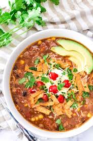 This pressure cooker taco soup is perfect for busy weeknights because it can be ready in only 15 minutes! Taco Soup Lemon Tree Dwelling