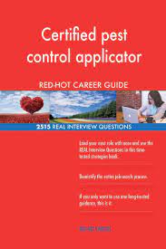 Its product and services and equipment throught in countrywide in this company 150 offices. Certified Pest Control Applicator Red Hot Career 2515 Real Interview Questions Careers Red Hot 9781721154517 Amazon Com Books