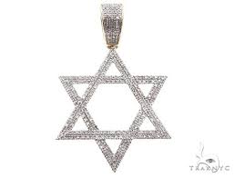Sale $431.25 (62% off) quick view. 10k Yellow Gold Diamond Star Of David Pendant 64763 Ladies Stone Yellow Gold 10k Round Cut 0 39 Ct