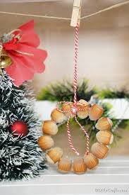 Diy face masks & shields. Diy Rustic Hazelnut Christmas Ornaments Diy Crafts