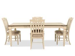 Casual 80 Five Piece Dining Set In Vintage Linen Mathis Brothers Furniture In 2020 Dining Dining Set Dining Furniture