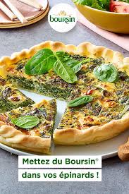 Quiche Boursin Et Epinards En 2020 Recettes De Cuisine Cuisine Idee Recette Rapide
