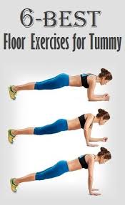 6 Best Floor Exercises For Tummy Exercise Plank Workout Abs Workout