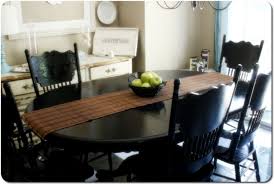 Dining Room Table Redo This Is What I Originally Had In Mind But My Dining Room Has White Wainscot Kitchen Table Chairs Dining Table Black Dining Table Chairs