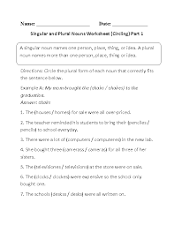 Englishlinx Com Nouns Worksheets Singular And Plural Nouns Plural Nouns Worksheet Plurals