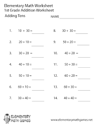 Reading is important for kids of all ages, whether they're reading on their own or hearing stories from teachers, parents and the other adults in their lives. Adding Tens Worksheet Grade 1 Novocom Top