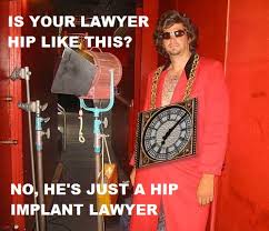 There are skid marks in front of. Hip Implant Lawyer Joke Chris Morris On Legal Matters