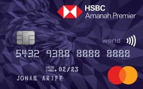 Use it at over 19,000 locations worldwide and enjoy a credit limit tailored to your you can also take advantage of the best credit card rewards programme available in taiwan. Hsbc Amanah Premier World Mastercard I Takaful Protection