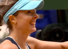 32-year-old Alize Cornet reached the quarter-finals of a Grandslam for the  first time in her career.