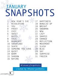 January Snapshots Daily Theme List Photography Challenge Photo Challenge January Photo Challenge