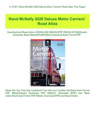 Leading provider of aftermarket parts & accessories for heavy duty trucks. P D F File Rand Mcnally 2020 Deluxe Motor Carriers Amp Amp 039 Road Atlas Amp Amp 039 Full Pages Amp Amp 039