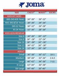 joma size chart mjm sports