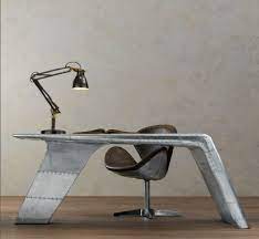 The aviator desk is made of real metal with rivets added to give that authentic world war ii fighter plane look and feel. Even More Aviator Desk Aviation Furniture Restoration Hardware Furniture Collection