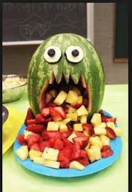 Watermelon Throwing Up Fruit Healthy Halloween Snacks Healthy Halloween Treats Halloween Food For Party