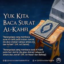 Terdapat beberapa hadist yang memberitahu tentang keutamaan dan manfaat pada surat ini. Apa Maksud Dari Membaca Al Kahfi Ayat 1 10 Setiap Hari Jumat Untuk Menghindari Fitnah Dajjal Apakah Benar Hanya Dibaca Saja Quora