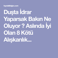 Dusta Idrar Yaparsak Bakin Ne Oluyor Aslinda Iyi Olan 8 Kotu Aliskanlik Duslar Saglikli Yasam Detoks