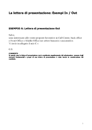 La lettera di presentazione di autocandidatura inoltre deve essere il più possibile modellata sull'azienda alla quale ci si sta rivolgendo: Presentazione By Riccardo Roncassaglia Issuu