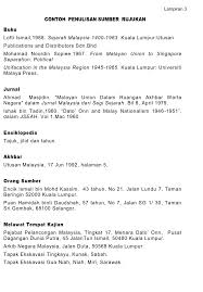 Tata cara penulisan rujukan dan daftar pustaka. Mrsm Batu Pahat Subjek Sejarah Cara Menulis Rujukan