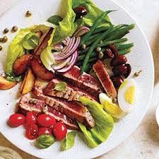 Tuna Salad Nicoise Recipe Recipe Fresh Tuna Recipes Tuna Nicoise Salad Fresh Tuna