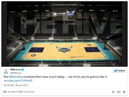 Charlotte hornetsподлинная учетная запись @hornets. Charlotte Hornets Unveil Awesome New Court Daily Snark