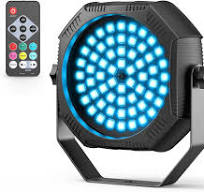 Rtktoup Mini Rechargeable Projecteur Par LED Sans Fil, 60 x 0.5W LED  2200mAh Batterie Stroboscope avec Télécommande, Éclairage de Scène pour DJ  Disco ...