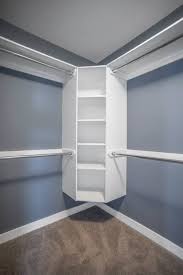 The Modern Master Corner Closet Shelves Corner Closet Closet Layout