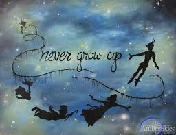 Never Grow Up Peter Pan Neverland Disney Inspired Art Print Etsy In 2021 Peter Pan Painting Peter Pan Wallpaper Peter Pan Art