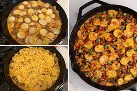 I'm going to show you how to make a easy and delicious tex mex ground beef skillet! Loaded Ground Beef And Potatoes Skillet Kinda Healthy Recipes