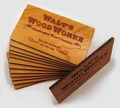 Check out our wood business cards selection for the very best in unique or custom, handmade pieces from our business & calling cards shops. Laser Engraved Cherry Wood Business Cards On Behance