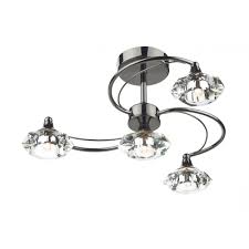 Check spelling or type a new query. Dar Luther Lut0467 Crystal Ceiling Lighting Dar Black Chrome Light