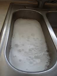 how to clean a stainless steel sink and