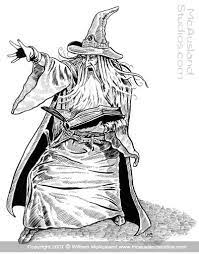 Amazing Wizard Casting Art Wizard Casting Spell Wizard Tattoo Wizard Drawings Tattoo Art Drawings