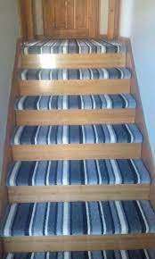 Striped Stairs Carpet With Laminate Hallcarpetrunnersforsale Hallway Carpet Runners Carpet Stairs Stairs Design