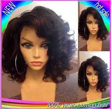 We offer the best online prices on our selection of human hair wigs for black women. 100 Remy Human Hair Short Curly Wave Bob Fashion Full Lace Wigs Lace Front Wig In Clothing Shoes Front Lace Wigs Human Hair Wig Hairstyles Human Hair Wigs