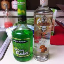 Smirnoff kissed caramel is a delectable addition to your bar. Pin By Dayna Martell On Drinkie Drinks Apple Pucker Drinks Flavored Vodka Drinks Apple Pucker