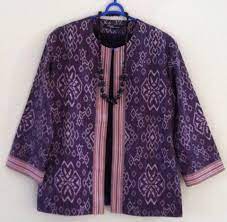 Karena blazer dapat dengan mudah dipadukan dengan berbagai macam outfit. Tenun Ikat Blazer Pakaian Sehari Hari Rompi Wanita Model Pakaian