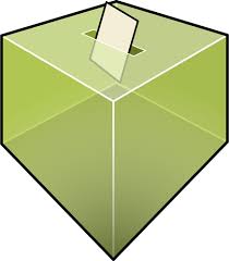 Transparente elección votación ilustración del vector de caja ...