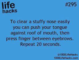 Your airways become blocked making it difficult to breathe, your head throbs from all the . Stuffy Nose Remedy 1000 Life Hacks Useful Life Hacks Life Hacks