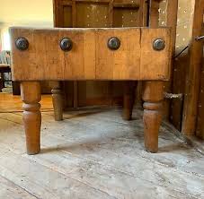 Find a huge selection of kitchen solutions at comfort house. Rare Vintage Maple Butcher Block Table Kitchen Island Ebay