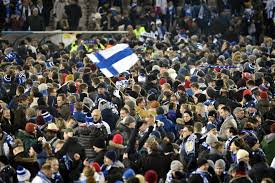 micgwagnerfinland fans chanting christian, while denmark fans chant eriksen. Finland Fans Celebrate With Heroes After Team Seal Maiden Major Tournament Berth At Euro 2020 London Evening Standard Evening Standard