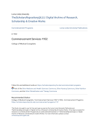 Commencement Services 1952