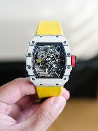 Together, they developed the lightest tourbillon in the world at that time. Richard Mille Admiring My Friend S Rm 35 01 Rafael Nadal Last Edition Richard Mille Richard Mille Watches Luxury Watches For Men