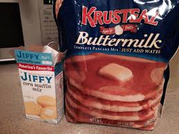 Jiffy Cornbread Mix Krusteaz Pancake Mix Perfect Cornbread Muffins Here S What I Did Mixed Small Krusteaz Pancake Mix Recipes Food Krusteaz Pancake Mix