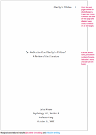 By presenting information about the paper's publication, authorship and specific subject, the cover page. Sample Apa Paper Mla Format