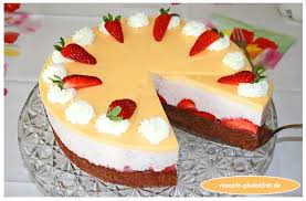 Mit hilfe eines pinsels schokolade auf den kuchen streichen. Erdbeer Eierlikor Torte Tanja S Glutenfreies Kochbuch