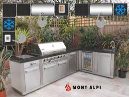 Just because outdoor kitchen kits are prefabricated doesn't mean you can't have a custom look. Mont Alpi Outdoor Kitchens Birstall